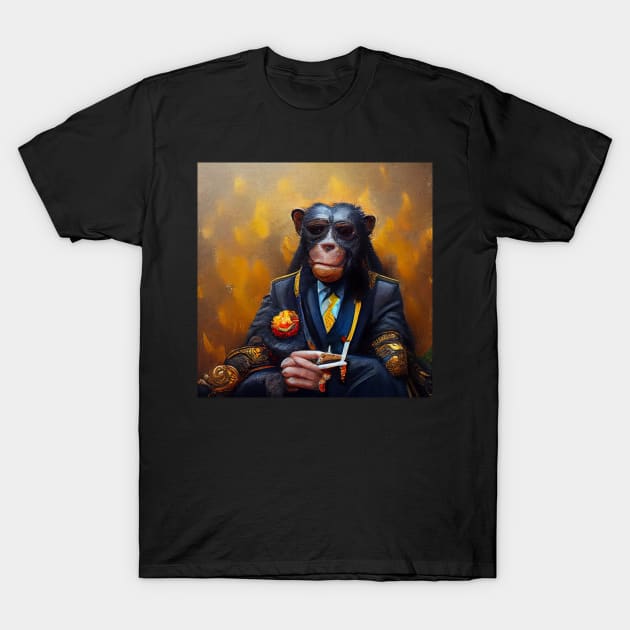 head chimp T-Shirt by heartyARTworks